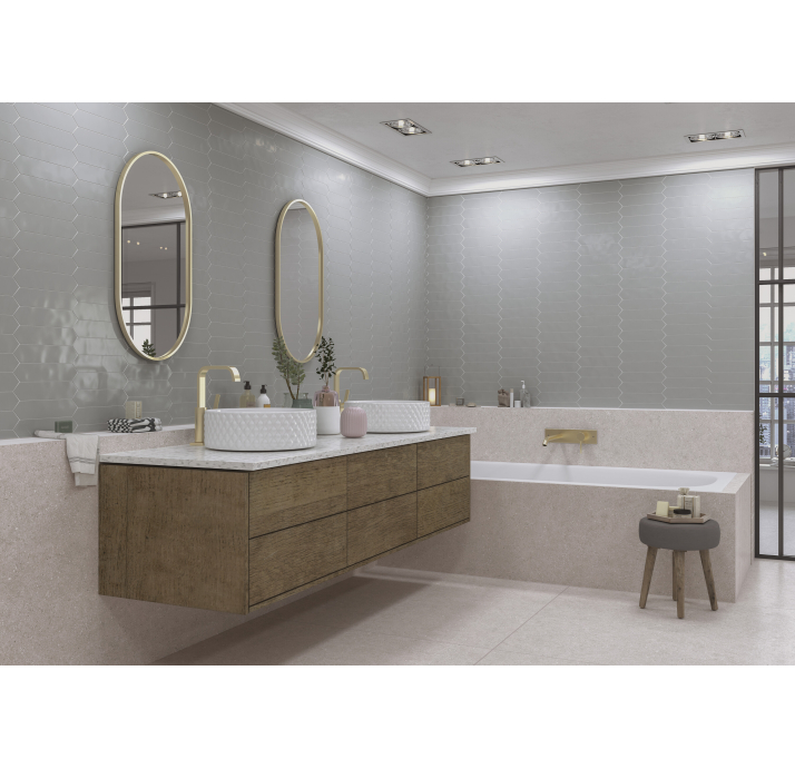 Керамическая плитка DIMSEY GREY 6,5X33,2X10,5 Поверхность: Полированная (NCR04942)