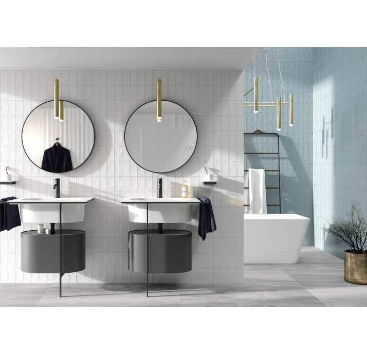 Керамическая плитка ATLAS WHITE 7,5X15X8,5 Поверхность: Матовая (NCR04367)