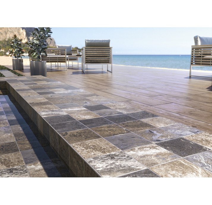 Керамическая плитка BALI STONE 15X15X7,4 Поверхность: Матовая (NCR04379)