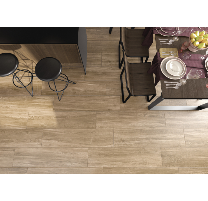 Керамическая плитка BRIGHTON OAK 30X120X6,7 Поверхность: Матовая (NCR04555)