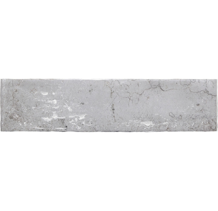 Керамическая плитка INDUSTRIAL SILVER 7,5X30X8,2 Поверхность: Полированная (NCR05458)
