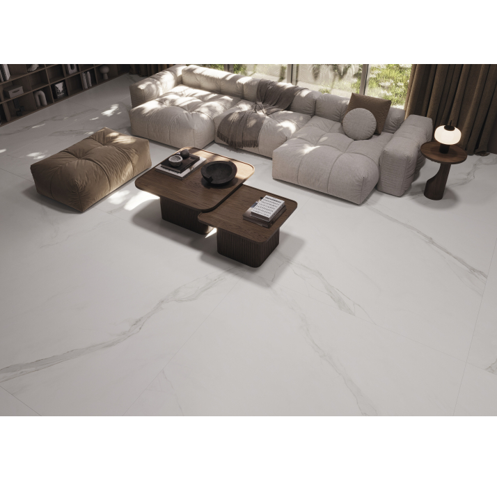 Керамическая плитка ATREO WHITE 160X160X8 Поверхность: Полированная (NCR04368)