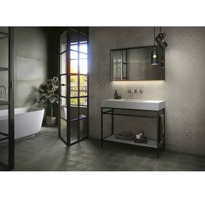 Керамическая плитка INDUSTRIAL BLACK 60X120X9 Поверхность: Матовая (NCR05465)