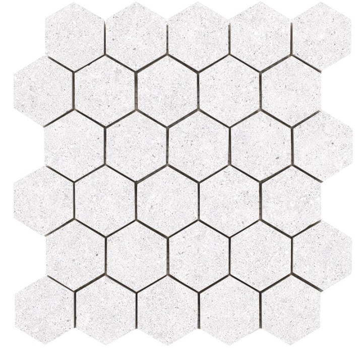 Керамическая плитка GRANITE WHITE 26X27X9 Поверхность: Матовая (NCR05344)