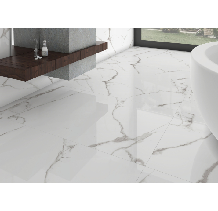 Керамическая плитка BIANCO CARRARA 30X30X10,5 Поверхность: Полированная (NCR04443)