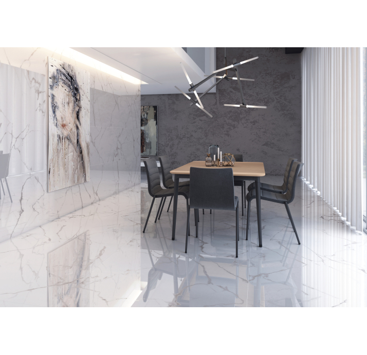 Керамическая плитка BIANCO CARRARA 30X30X10,5 Поверхность: Полированная (NCR04443)