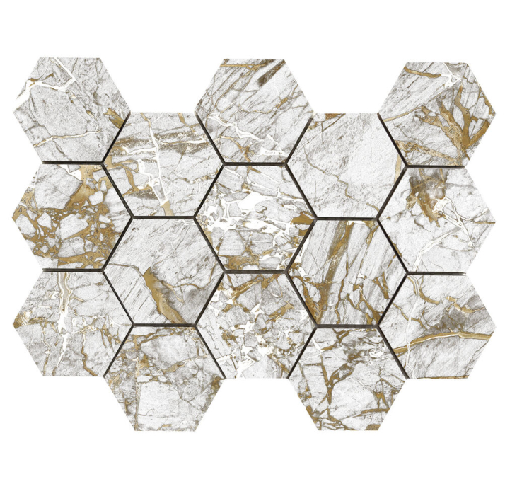 Керамическая плитка GOLDEN WHITE 32,5X22,5X9,5 Поверхность: Полированная (NCR05294)