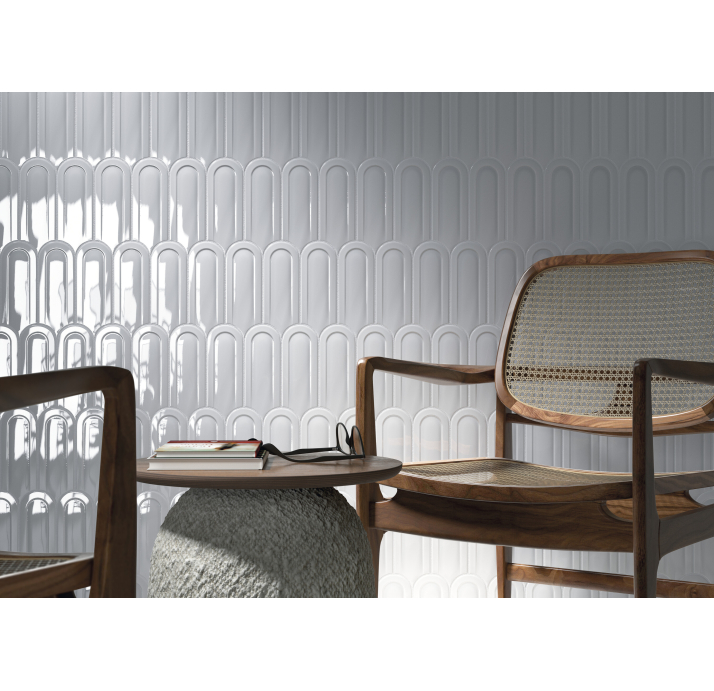 Керамическая плитка GALA WHITE 8X21,5X8 Поверхность: Полированная (NCR05171)