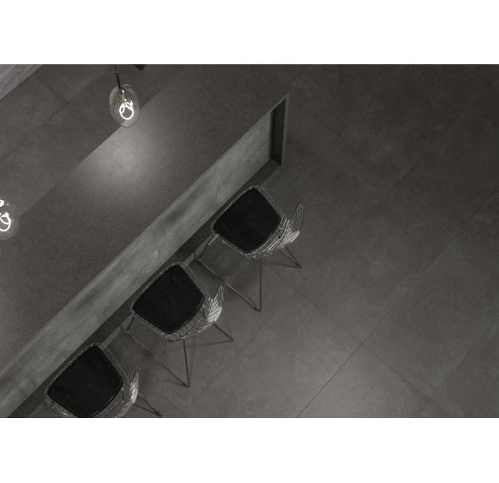 Керамическая плитка CONCORDE Антрацитовая 60X60X10 Поверхность: Матовая (NCR04758)