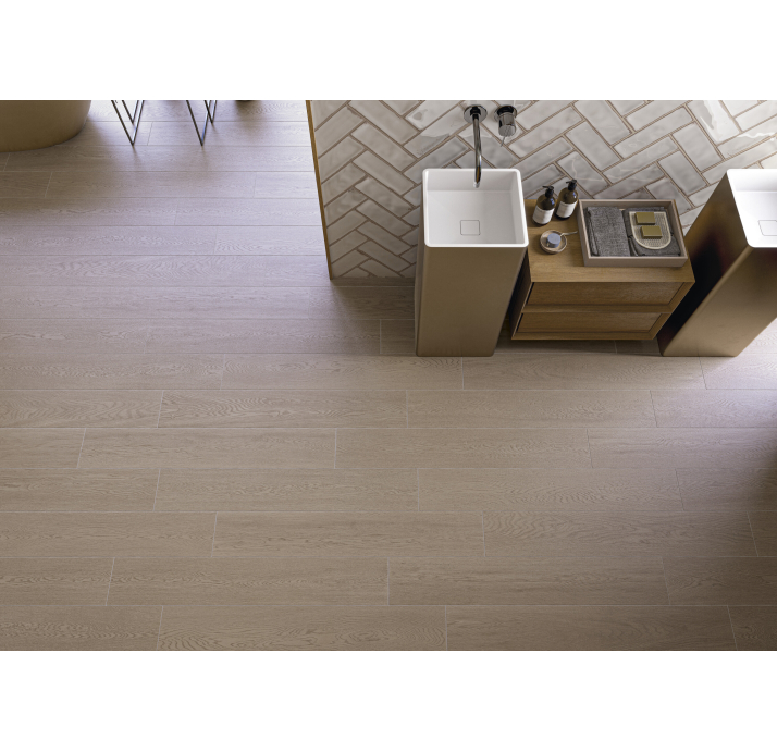 Керамическая плитка HEARTWOOD GREY 20X120X9 Поверхность: Матовая (NCR05409)