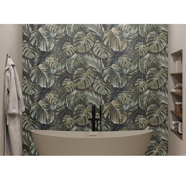 Керамическая плитка GARDEN DARK 60X120X8,2 Поверхность: Матовая (NCR05193)