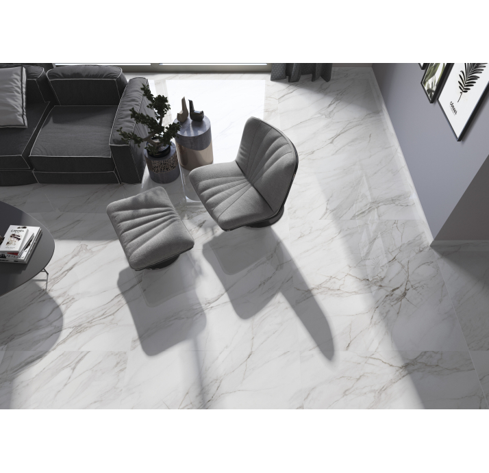 Керамогранит CASPIO WHITE 60X60X9 Поверхность: Полированная (NCR04689)