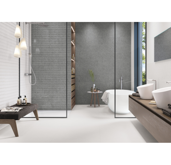 Керамическая плитка GRANITE WHITE 60X60X9 Поверхность: Матовая (NCR05352)