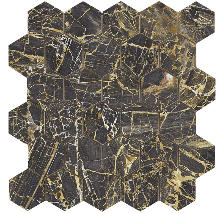 Керамическая плитка GOLDEN BLACK 26X27X9 Поверхность: Полированная (NCR05290)