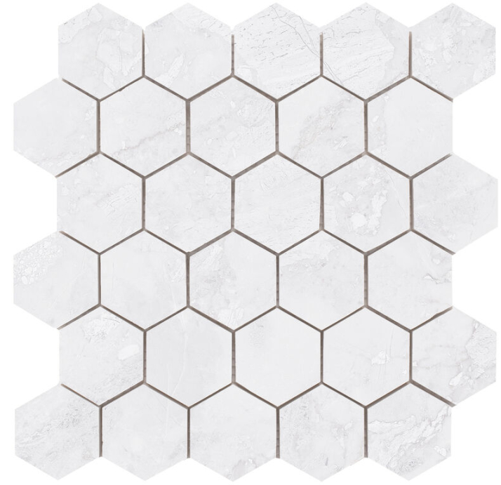 Керамическая плитка KUARTZ WHITE 26X27X9,5 Поверхность: Полированная (NCR05708)