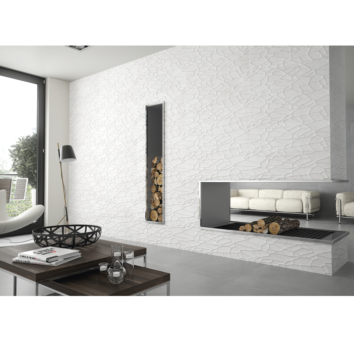 Керамическая плитка GLACIAR WHITE 30X90X10,8 Поверхность: Полированная (NCR05232)