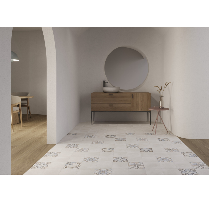 Керамическая плитка ADOBE IVORY 20X20X8,7 Поверхность: Матовая (NCR04166)