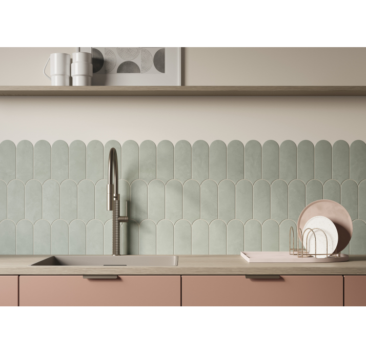 Керамическая плитка ALURE SAGE 8X21,5X9,4 Поверхность: Матовая (NCR04247)