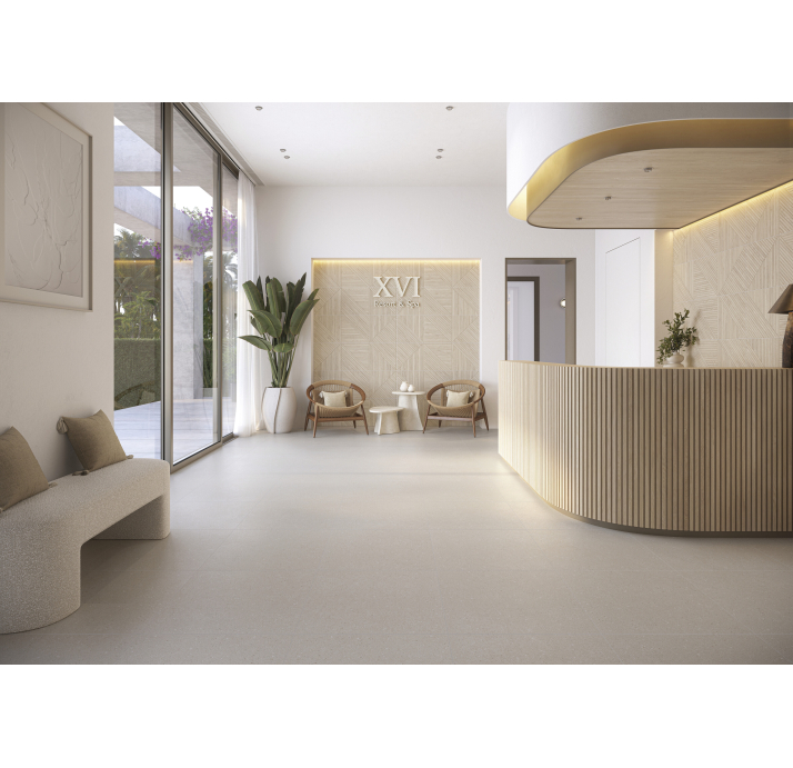 Керамическая плитка GRAIN WHITE 60X60X14 Поверхность: Матовая (NCR05297)