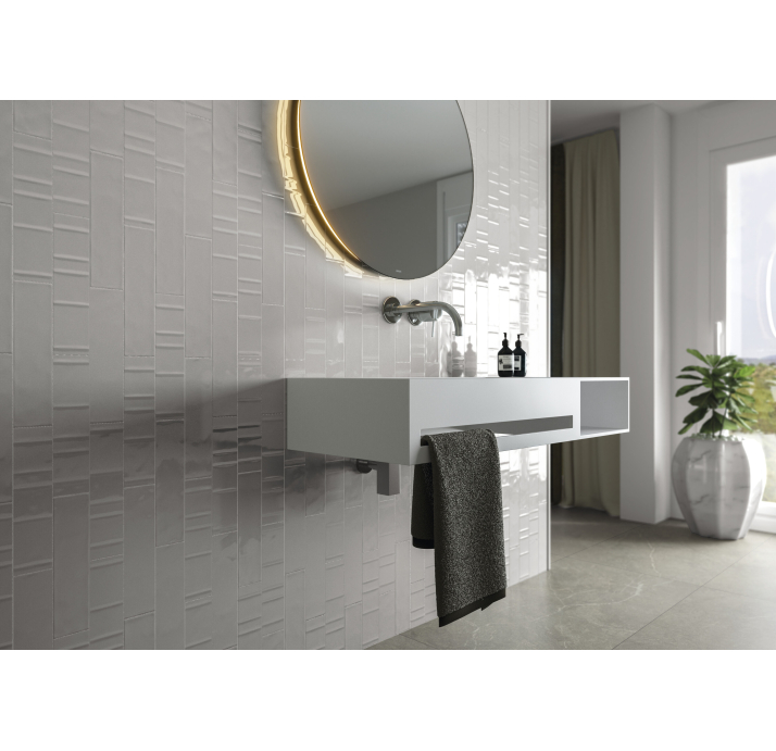 Керамическая плитка LEXA WHITE 7,5X30X8 Поверхность: Полированная (NCR05718)