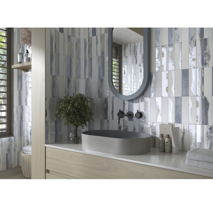 Керамическая плитка BOUBLES CREAM 6X25X8,7 Поверхность: Полированная (NCR04552)