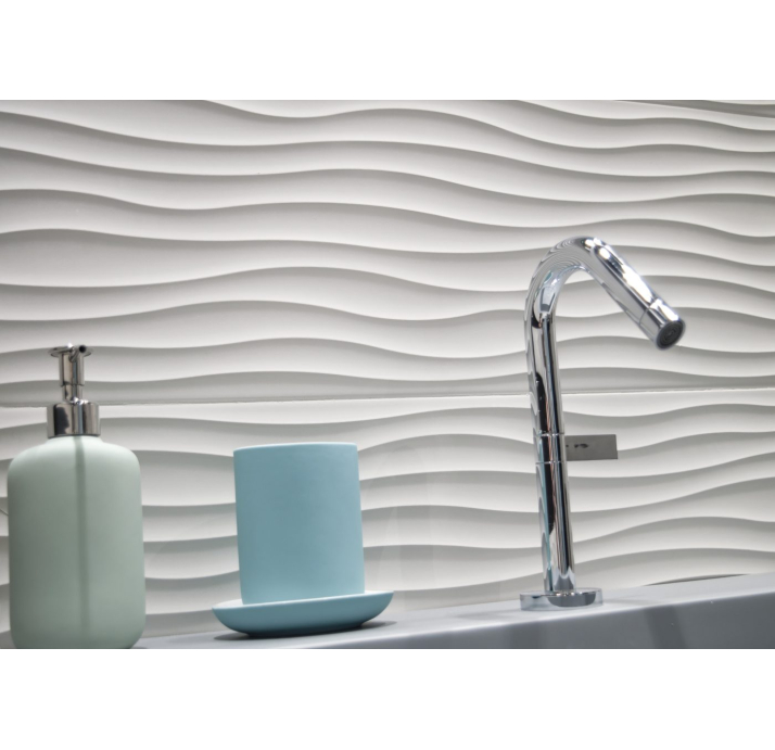 Керамическая плитка PURE WHITE 25X50X7,2 Поверхность: Полированная (NCR06967)