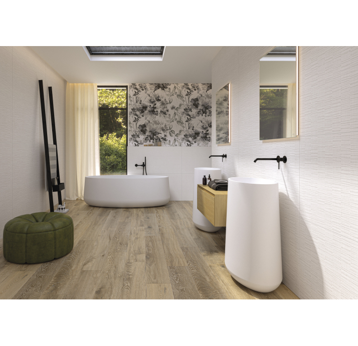 Керамическая плитка VILLORE WHITE 60X120X7 Поверхность: Матовая (NCR07545)
