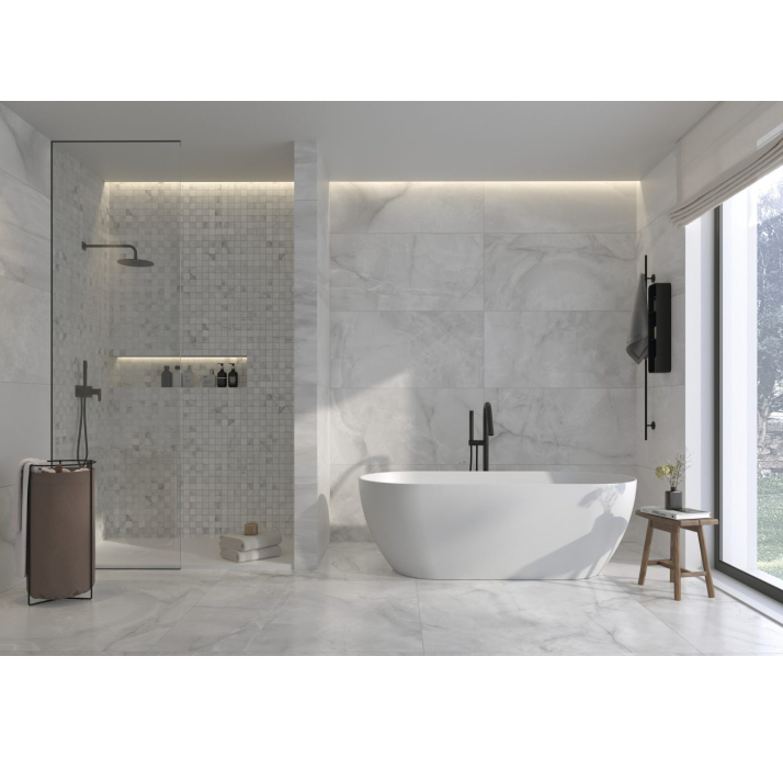 Керамическая плитка ONIX WHITE 30X90X7 Поверхность: Полированная (NCR06612)