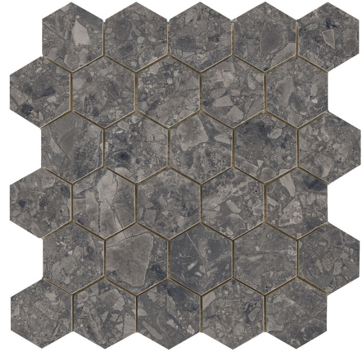 Керамическая плитка RELOAD Антрацитовая 26X27X9 Поверхность: Матовая (NCR06996)