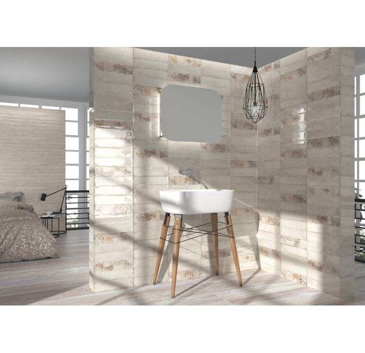 Керамическая плитка SOUL IVORY 7,5X30X9 Поверхность: Полированная (NCR07176)