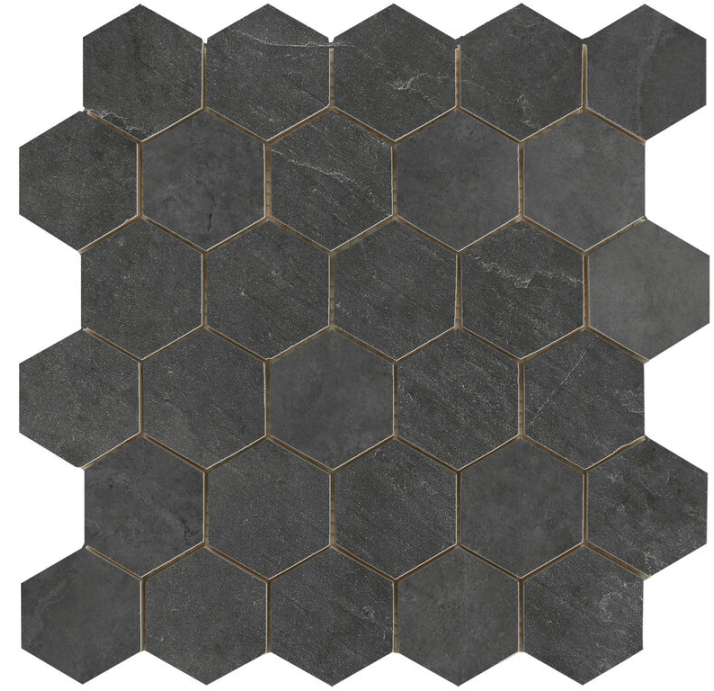 Керамическая плитка STATALE BLACK 26X27X9 Поверхность: Матовая (NCR07213)