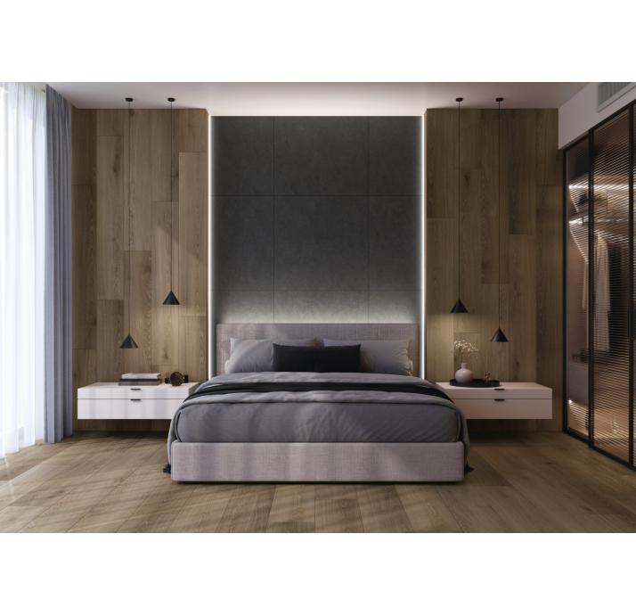 Керамическая плитка PALERMO WALNUT 20X120X9 Поверхность: Матовая (NCR06820)