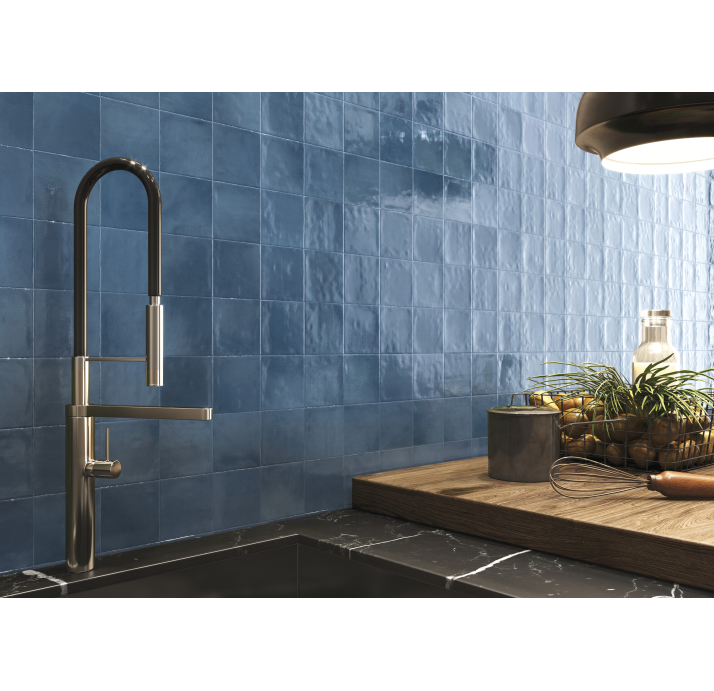 Керамическая плитка ZELLIGE MARINE 10X10X9,8 Поверхность: Полированная (NCR07617)