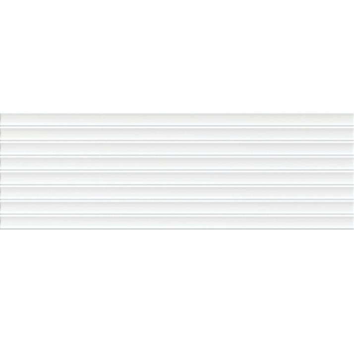 Керамическая плитка PURE WHITE 25X75X8,7 Поверхность: Полированная (NCR06956)