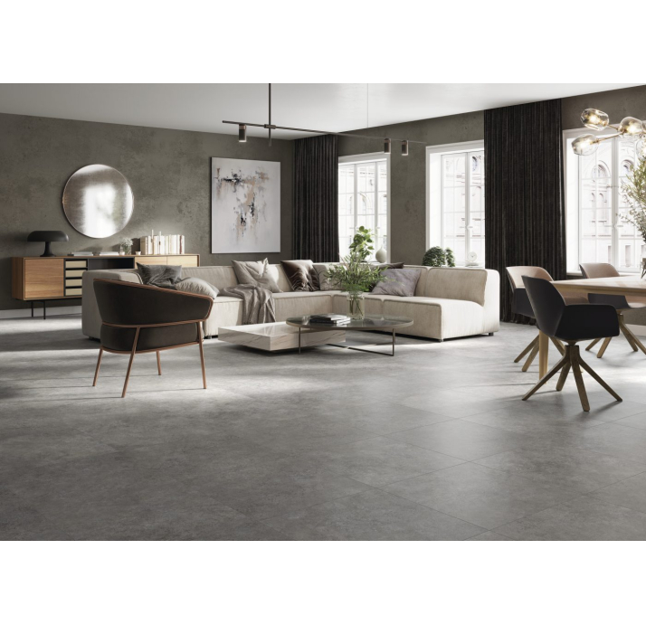 Керамическая плитка PULSAR Антрацитовая 60X60X10 Поверхность: Матовая (NCR06940)