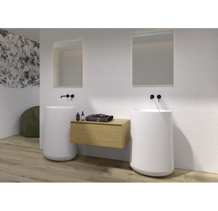 Керамическая плитка VILLORE WHITE 60X120X8,2 Поверхность: Матовая (NCR07542)