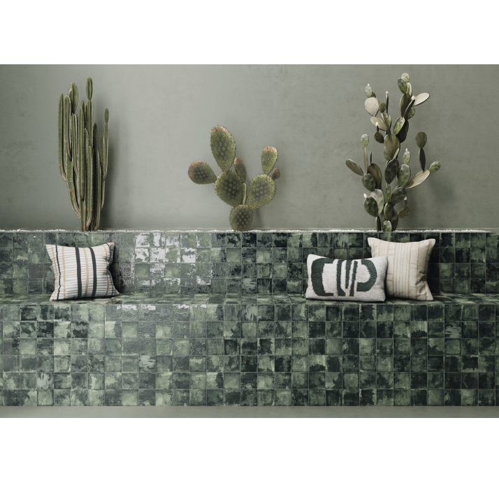 Керамическая плитка ODIN TEAL 10X10X8,2 Поверхность: Полированная (NCR06539)