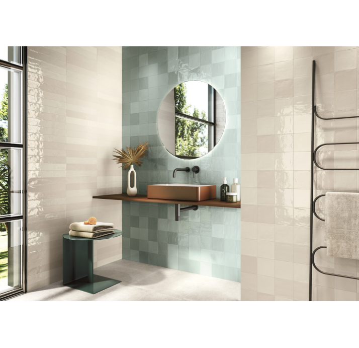 Керамическая плитка SWITCH CREAM 13X13X8,5 Поверхность: Полированная (NCR07305)