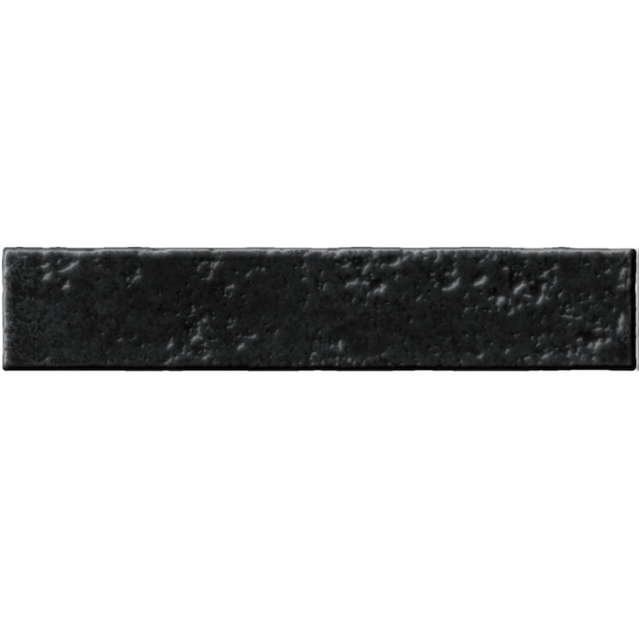 Керамическая плитка PUCK BLACK 5X25X10,2 Поверхность: Полированная (NCR06927)