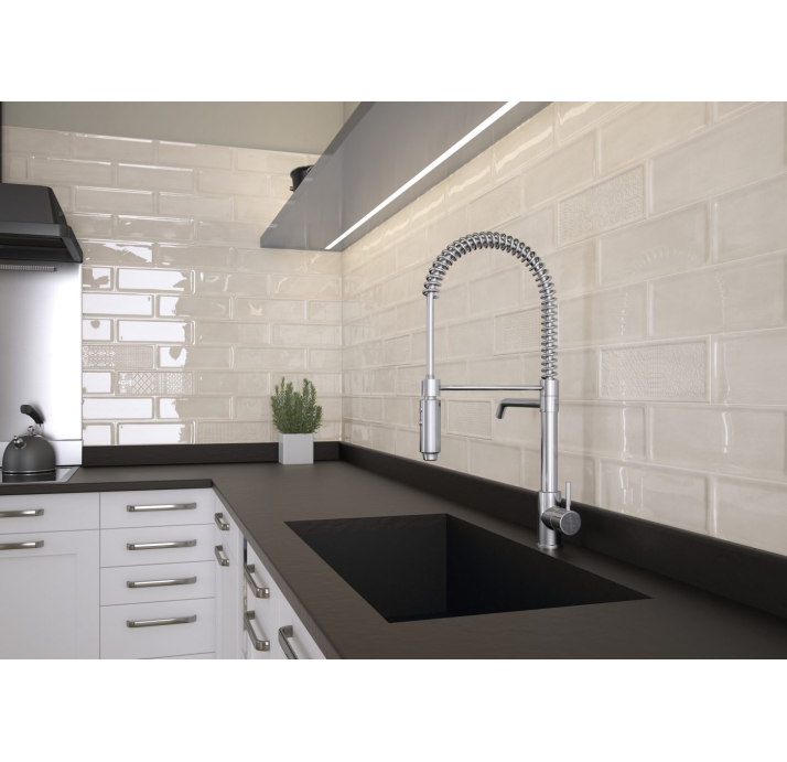 Керамическая плитка TITAN IVORY 10X30,5X8 Поверхность: Полированная (NCR07396)