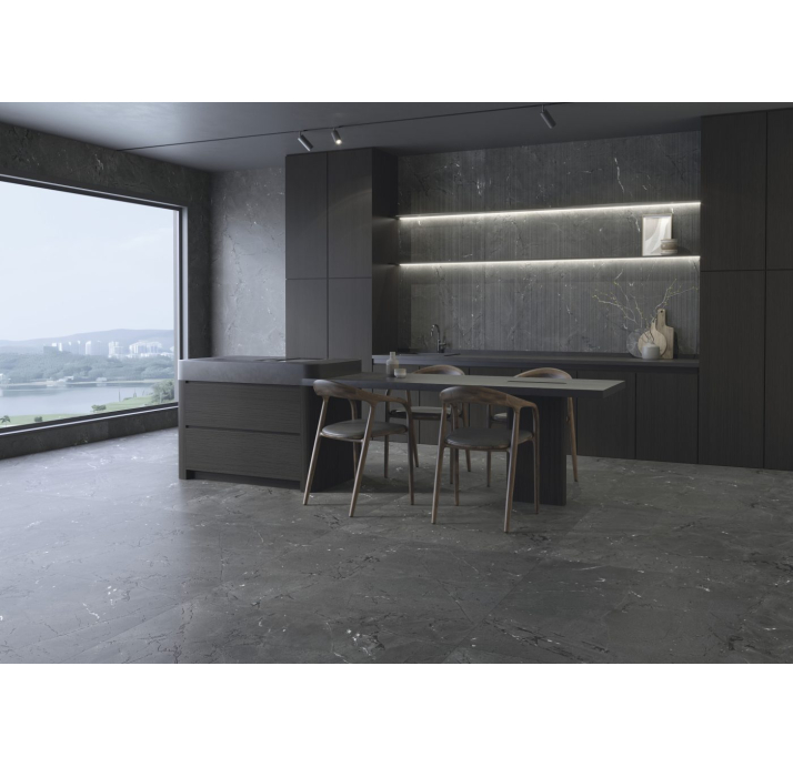Керамическая плитка RENOIR BLACK 60X120X9 Поверхность: Матовая (NCR07025)