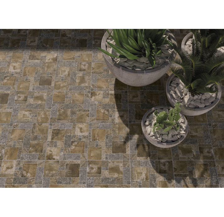 Керамическая плитка MONTERREY MULTICOLOR 45X45X8,5 Поверхность: Матовая (NCR06033)