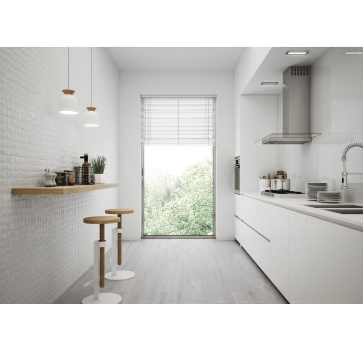 Керамическая плитка PURE BLANCO 25X75X8,7 Поверхность: Полированная (NCR06950)