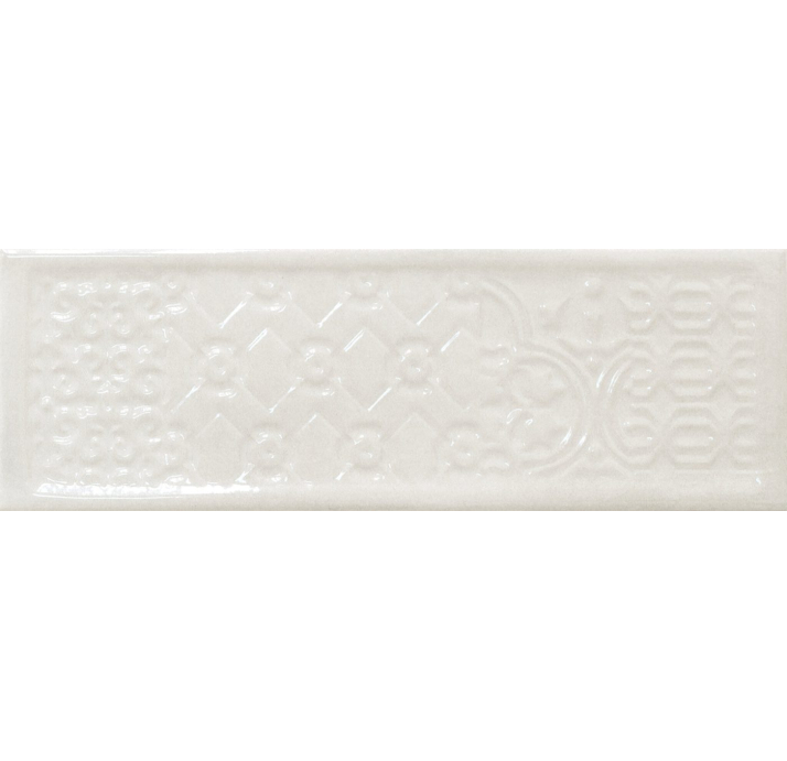 Керамическая плитка TITAN WHITE 10X30,5X8 Поверхность: Полированная (NCR07399)