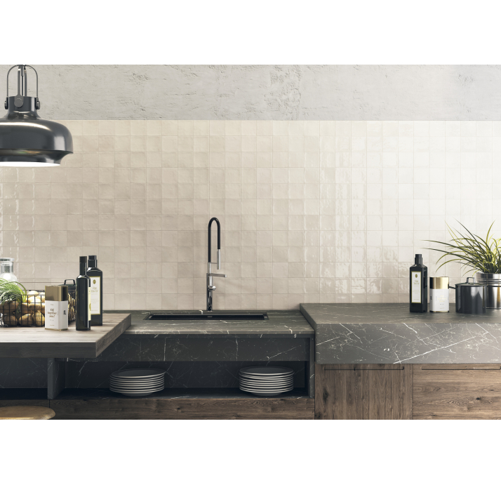 Керамическая плитка ZELLIGE IVORY 2,5X20X7 Поверхность: Полированная (NCR07609)