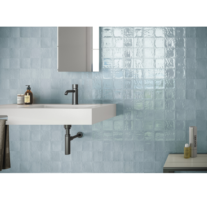 Керамическая плитка ZELLIGE AQUA 2,5X20X7 Поверхность: Полированная (NCR07607)