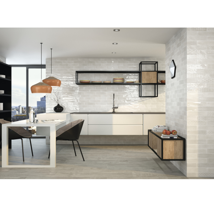 Керамическая плитка OPAL IVORY 7,5X30X9 Поверхность: Полированная (NCR06661)