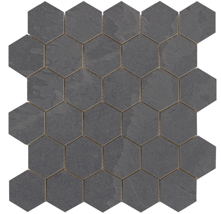 Керамическая плитка OVERLAND Антрацитовая 26X27X9 Поверхность: Матовая (NCR06763)
