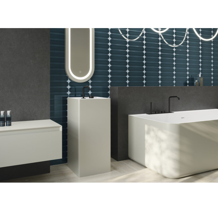 Керамическая плитка OVAL COBALT 7,5X30X9,3 Поверхность: Полированная (NCR06735)