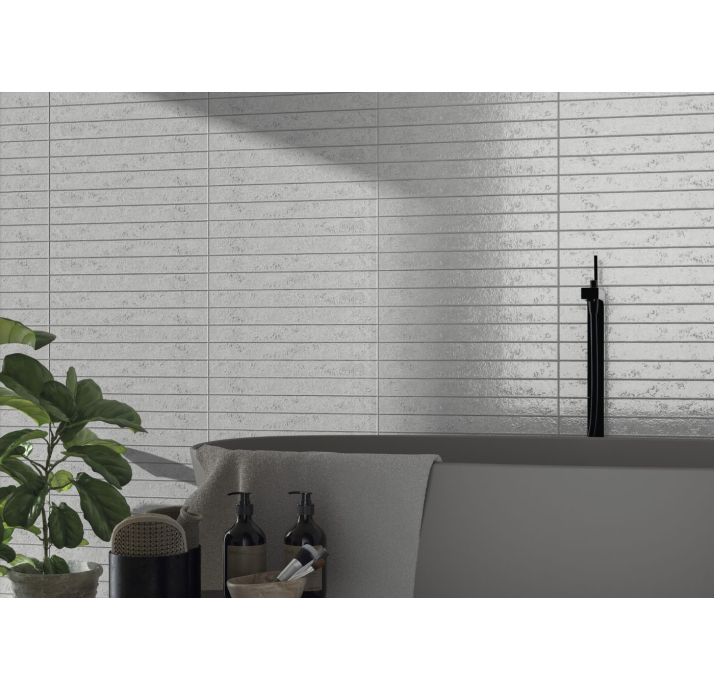 Керамическая плитка PUCK WHITE 5X50X10,2 Поверхность: Полированная (NCR06931)